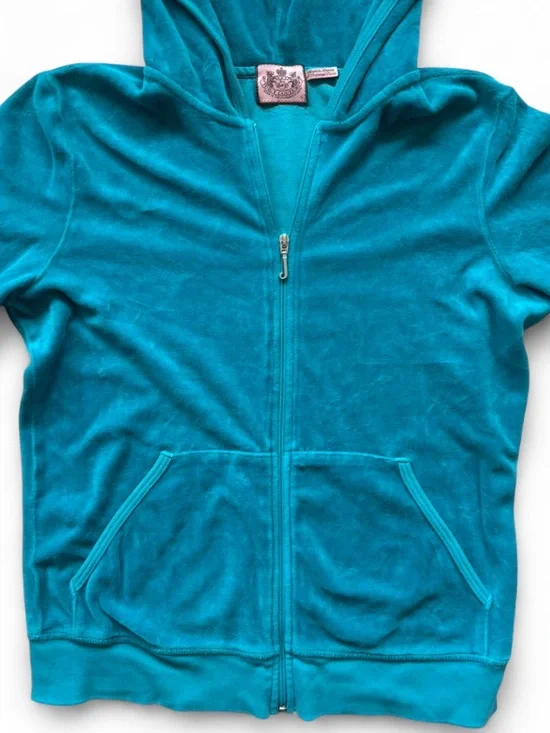 Y2K Juicy Couture Velour Zip Hoodie - Picture 2 of 7